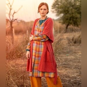 Gudrun Sjöden Long Belted Alpaca Wool Cardigan